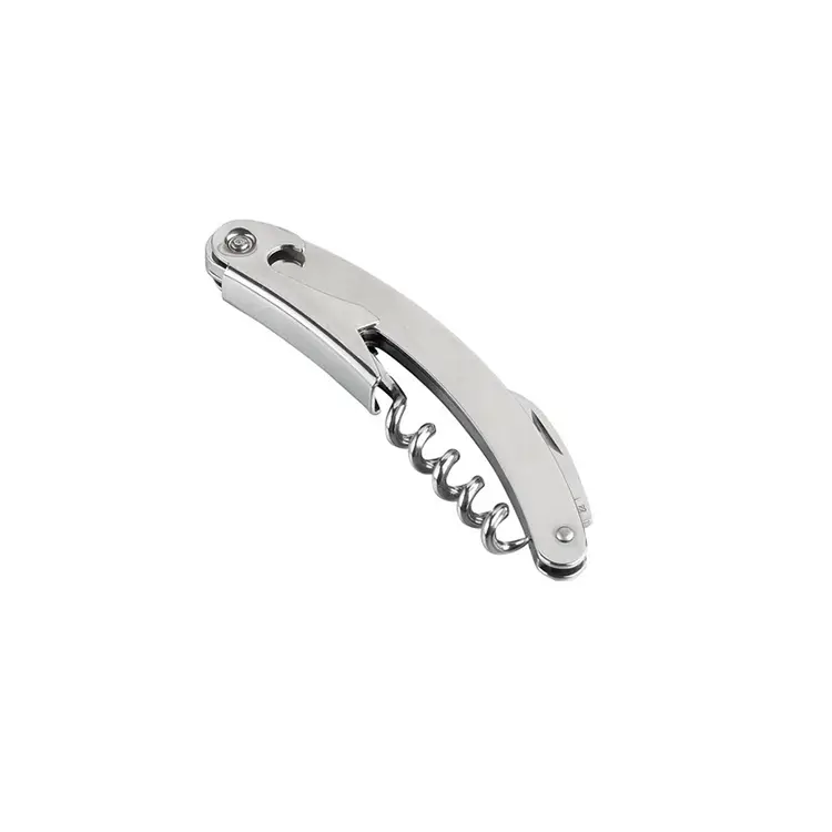 Keluli tahan karat corkscrew wain sederhana